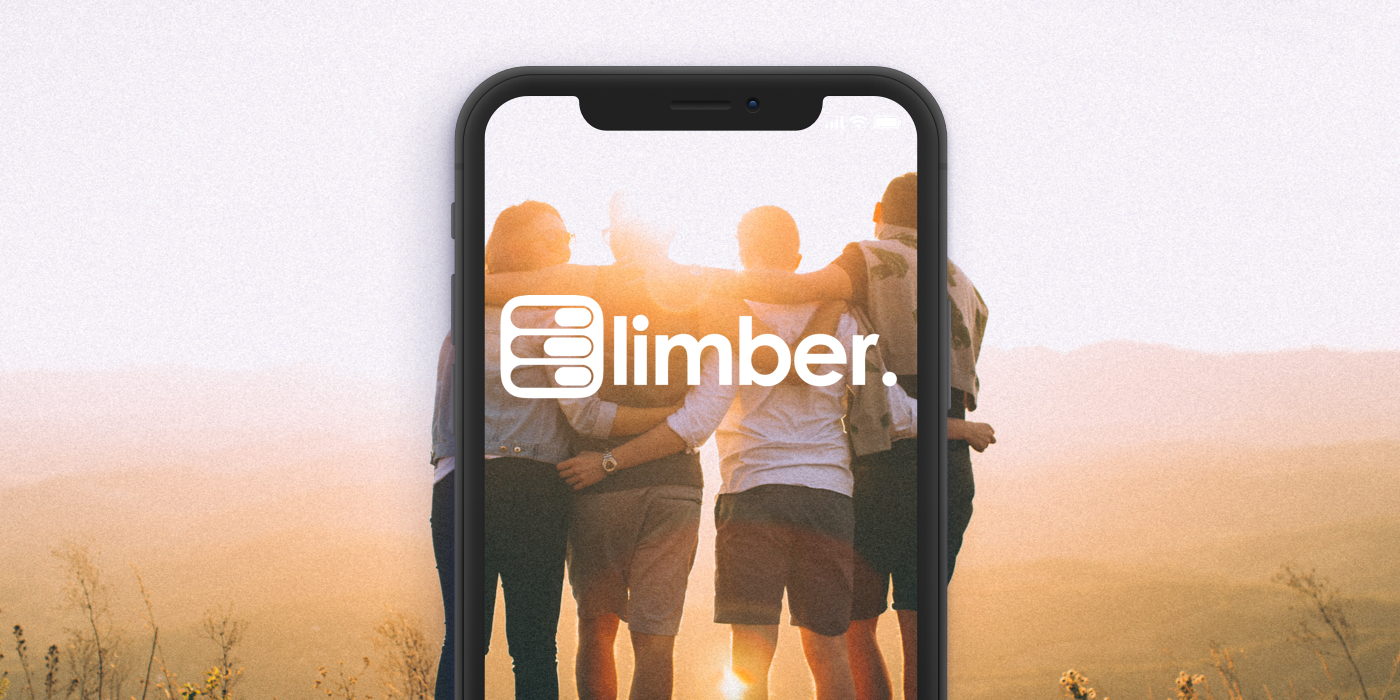 device limber logo friends sunset